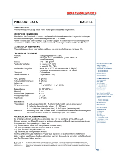 PRODUCT DATA DACFILL