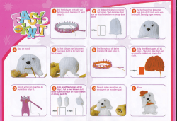 Easy knit Hond, Amigurumi setje (handleiding)