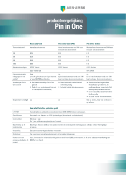 Pin in One - ABN Amro