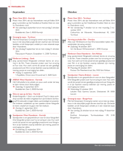 Programma CvB