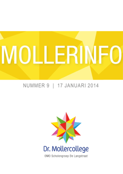 nummer 9 | 17 januari 2014 - Dr. Mollercollege Waalwijk