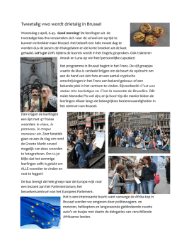 drietalig in Brussel, lees meer..