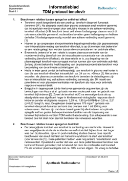 Informatieblad - TDM
