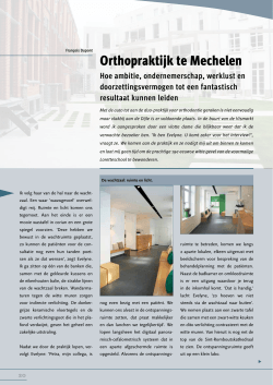 Orthopraktijk te Mechelen