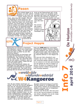 Info 7 - De Horizon