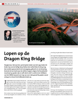 Lopen op de Dragon King Bridge
