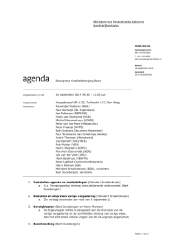14-019 Agenda d.d. 26-09-14