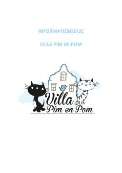 INFORMATIEBOEKJE VILLA PIM EN POM