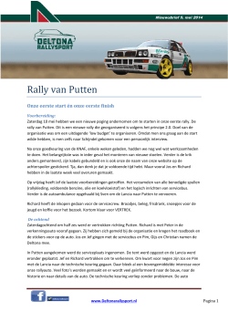 Nieuwsbrief 5 - Deltona rallysport