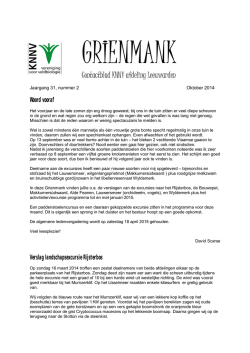 Grienmank oktober 2014