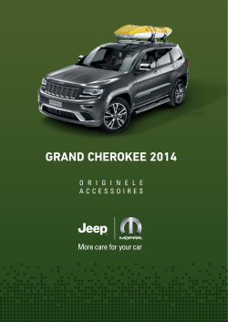 Jeep Grand Cherokee Accessoire prijslijst