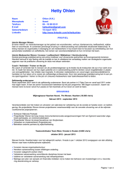 Hetty Ohlen CV april 2014 Word
