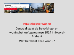 Presentatie Wonen PDF - Provincie Noord
