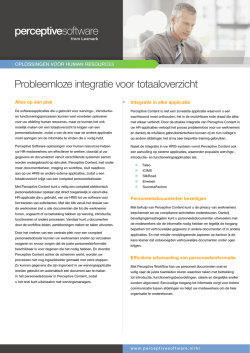 Probleemloze integratie voor totaaloverzicht