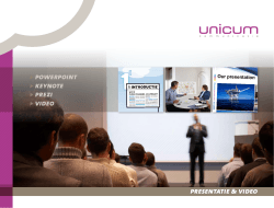 Download Brochure PDF - Unicum Communicatie