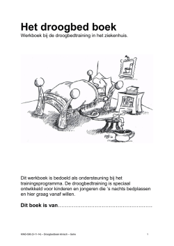 Droogbedboek in het ziekenhuis (KIND-506)