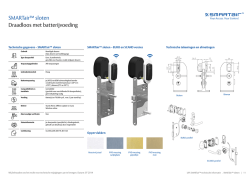 Download productblad SMARTair&trade; sloten