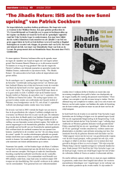 “The Jihadis Return: ISIS and the new Sunni uprising