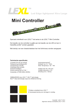 Mini Controller - Lexl™ Led edge light panel