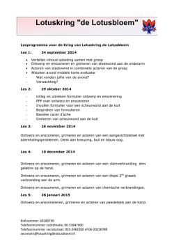 Lotuskring "de Lotusbloem"