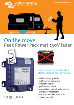 leaflet PPP Victron Energy:leaflet PPP Victron Energy