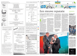 Een nieuwe reputatie - Media Groep Limburg