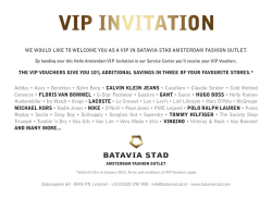 HELLO AMSTERDAM VIP Invitation