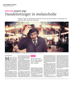 Handelsreiziger in melancholie