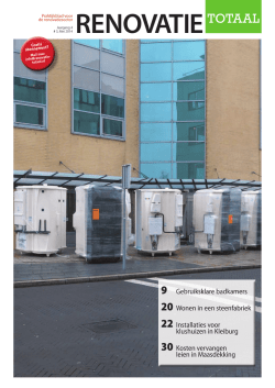 Innovatieve gebruiksklare badkamers in herbestemming - S-pod