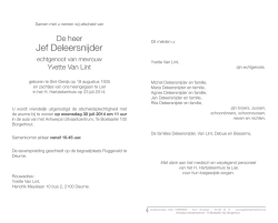 Jef Deleersnijder - uitvaartcentrum.be