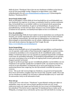 Hella de Groot - Patientervaringsverhalen