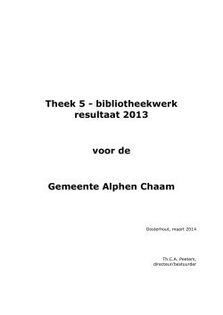 Theek 5 - Gemeente Alphen