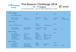 Pre-Season Challenge 2014