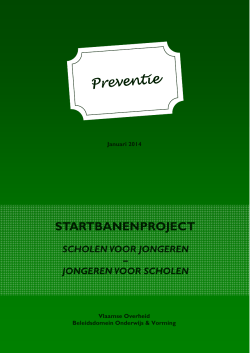 Infobrochure PREV.pub - Onderwijs en Vorming