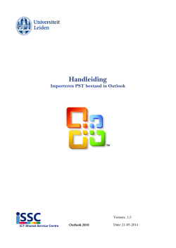 handleiding importeren email