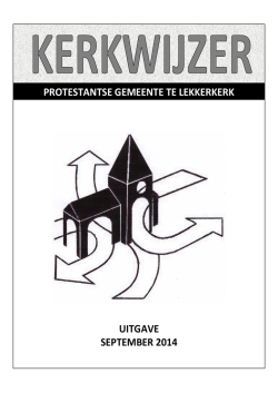 Kerkwijzer 2014-2015