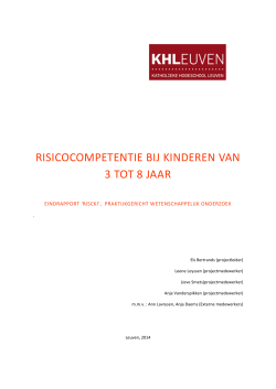 EINDRAPPORT PWO project RISCKI final