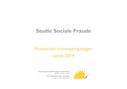 Studie Sociale Fraude OCMW