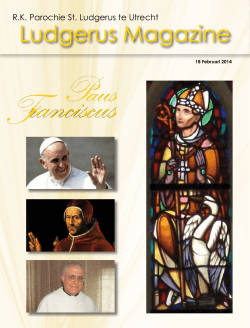 pdf download Ludgerus Magazine 11 februari 2014