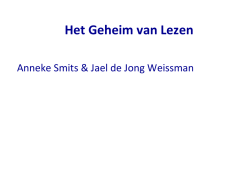 Het Geheim van Lezen