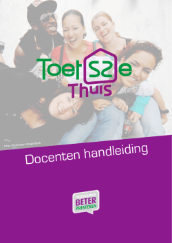 Docenten handleiding