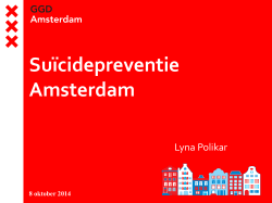 Suicidepreventie in Amsterdam Altra inspiratieweek 2014