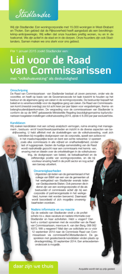 Lid voor de Raad van Commissarissen