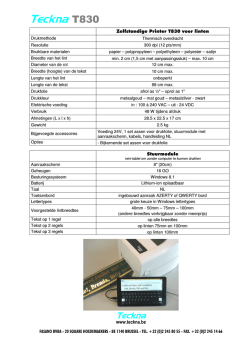 Download technische fiche