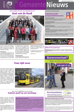 Gast van de Raad - Gemeente Nieuwegein