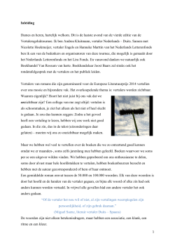 Inleiding - Nederlands Letterenfonds