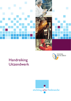 Handreiking Uitzendwerk (2014)