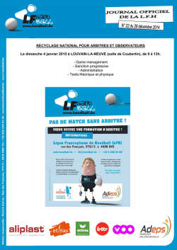 Journal Officiel 22 du 29 d&eacute;cembre 2014