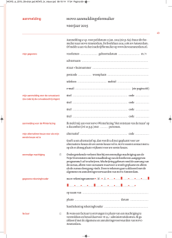 PDF-formulier voorjaar 2015