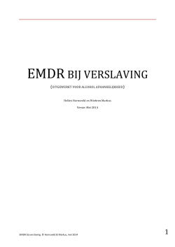 Protocol EMDR bij verslaving Versie Mei 2014